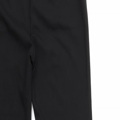 Womens UK Size 10 Papaya Regular Fit  Black Trousers