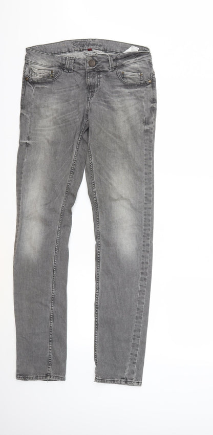 Fishbone Womens Grey  Denim Straight Jeans Size 29 in L32 in