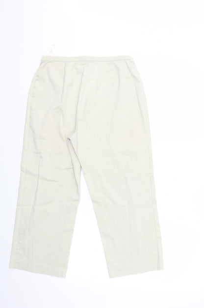 Womens UK Size 12 NEXT Regular Fit  Beige Trousers
