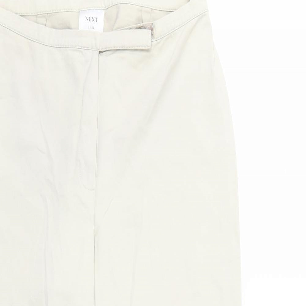 Womens UK Size 12 NEXT Regular Fit  Beige Trousers