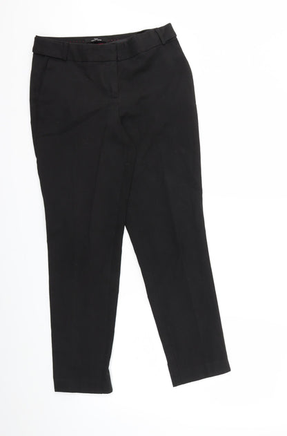 Womens UK Size 8 NEXT Regular Fit  Black Trousers