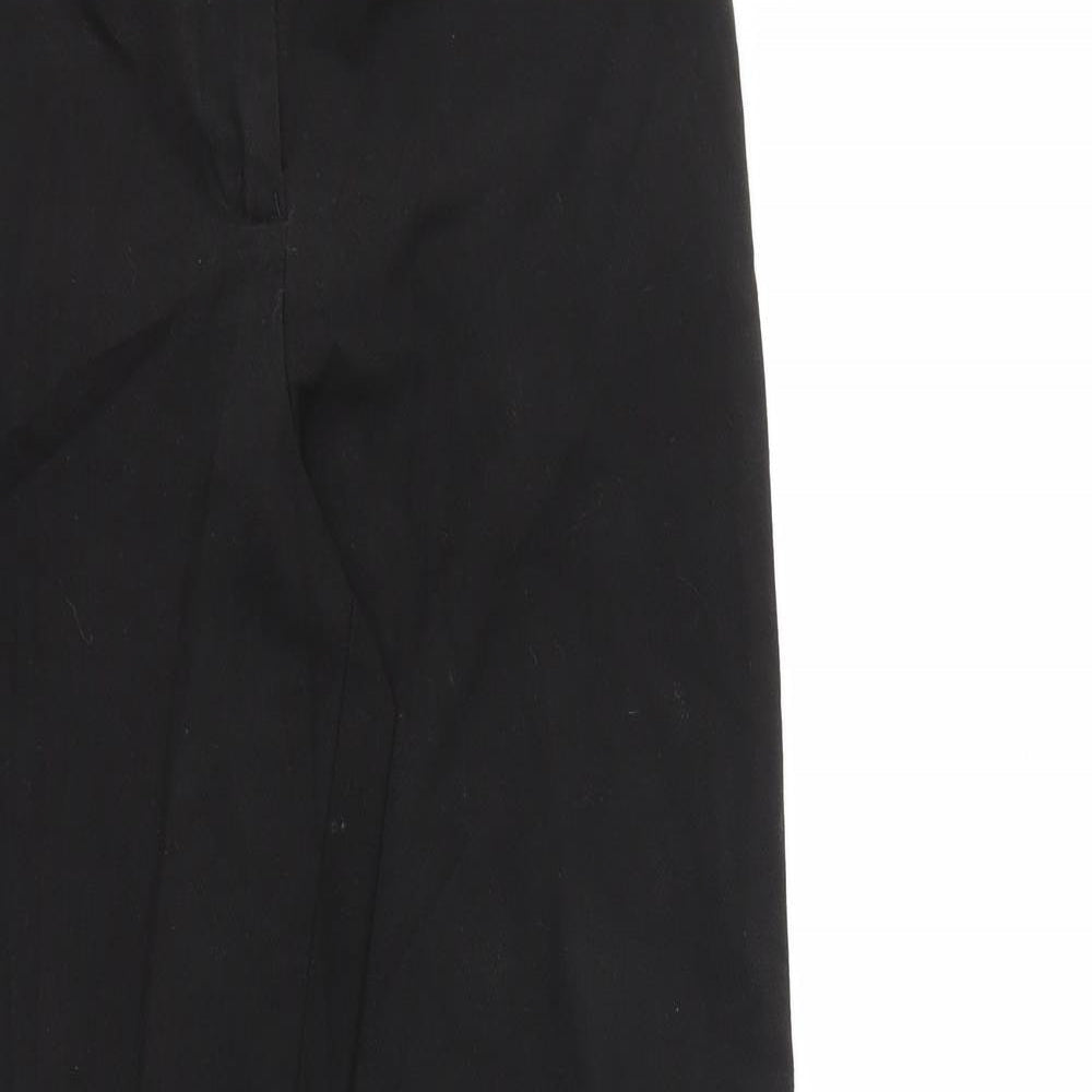 Womens UK Size 8 NEXT Regular Fit  Black Trousers