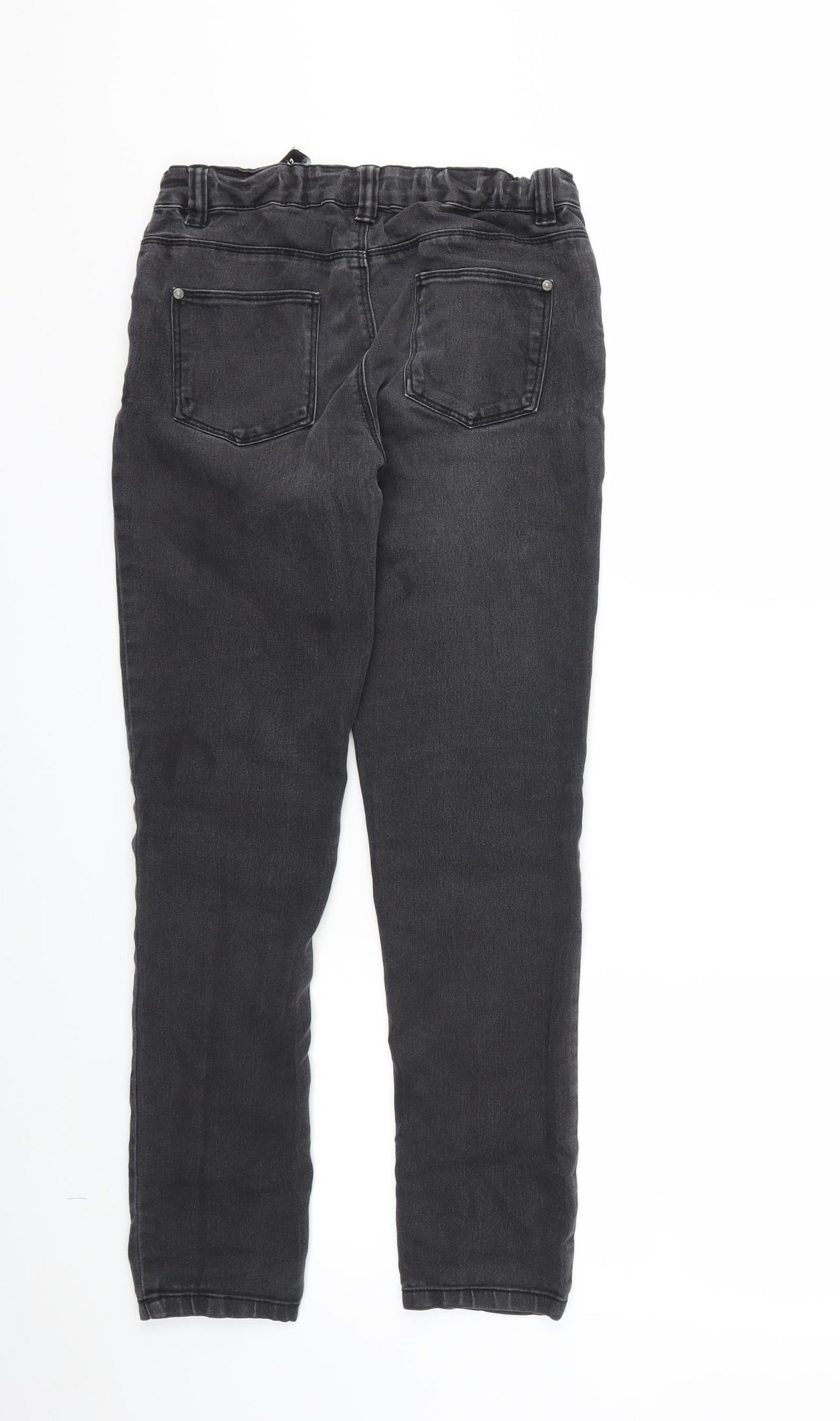 Denim & Co. Girls Grey  Denim Skinny Jeans Size 11-12 Years