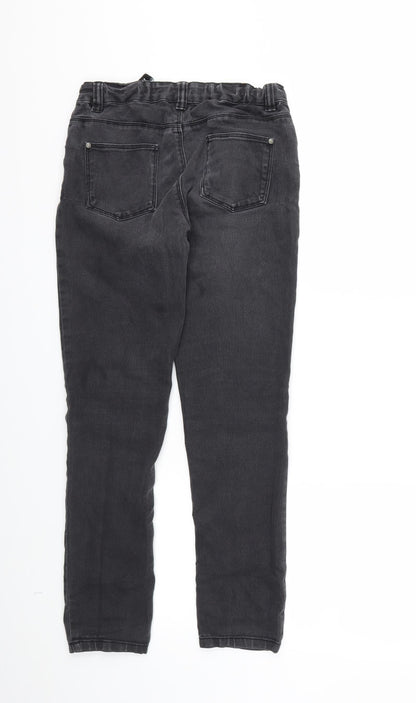 Denim & Co. Girls Grey  Denim Skinny Jeans Size 11-12 Years