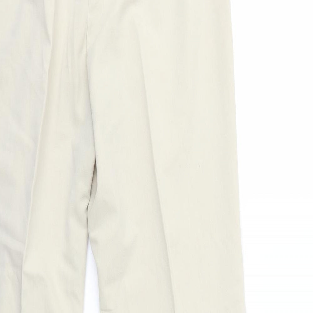 Womens UK Size 12 BHS Regular Fit  Beige Trousers