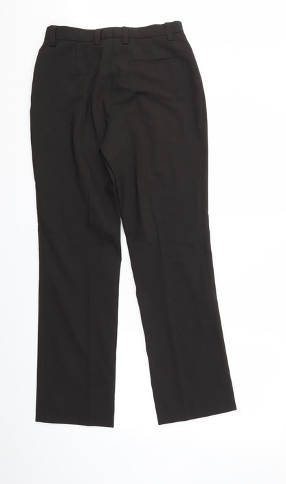 House of Fraser Womens Black   Trousers  Size 10 L28 in