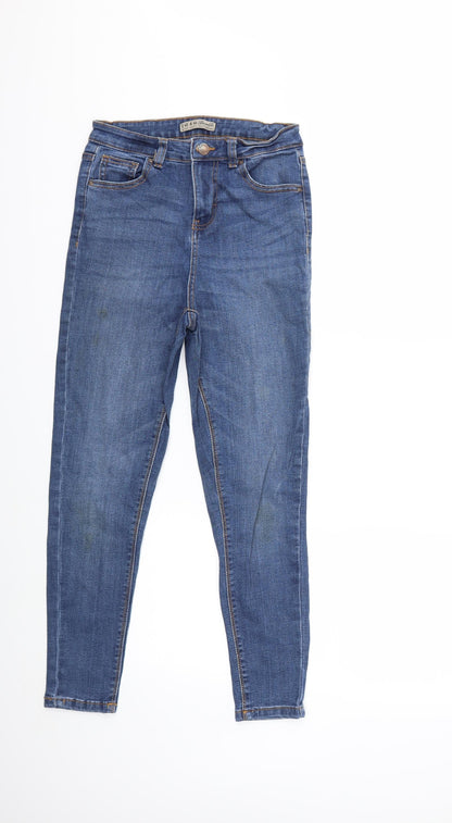 Denim & Co. Womens Blue  Denim Skinny Jeans Size 12 L25 in