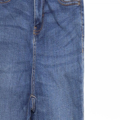 Denim & Co. Womens Blue  Denim Skinny Jeans Size 12 L25 in