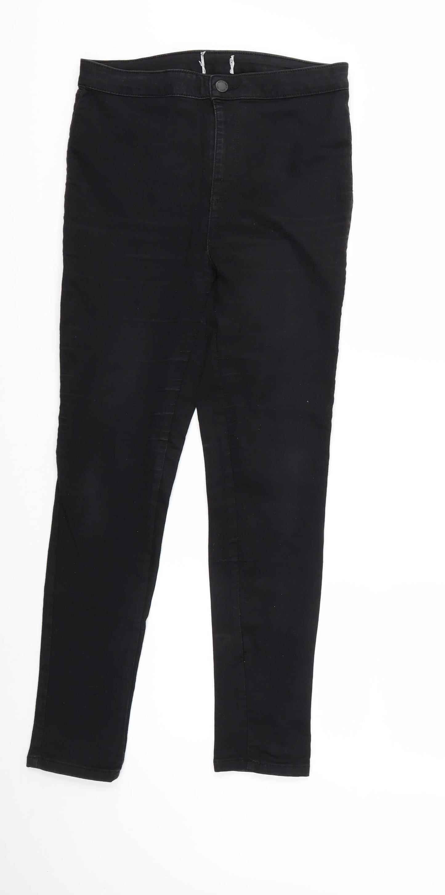 Womens UK Size 30 in Preworn Regular Fit Skinny Black Jeans