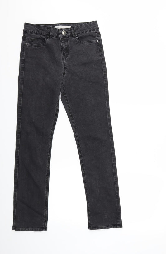 George Womens Black  Denim Skinny Jeans Size 8 L27 in