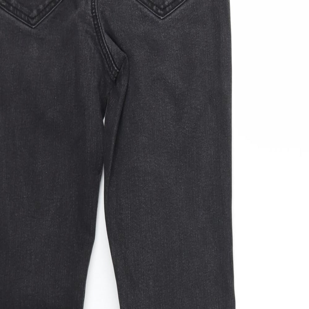 George Womens Black  Denim Skinny Jeans Size 8 L27 in