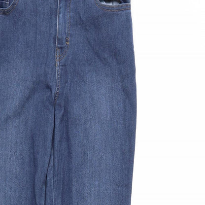 Denim & Co. Womens Blue  Denim Skinny Jeans Size 12 L27 in