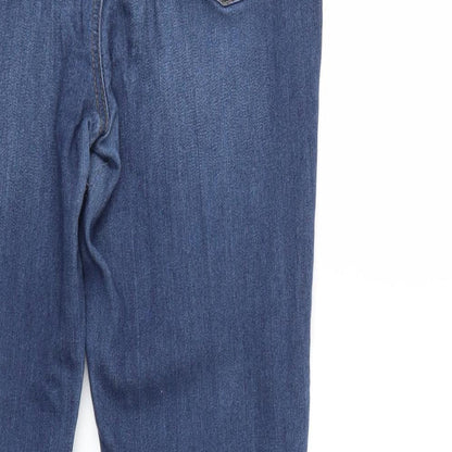Denim & Co. Womens Blue  Denim Skinny Jeans Size 12 L27 in