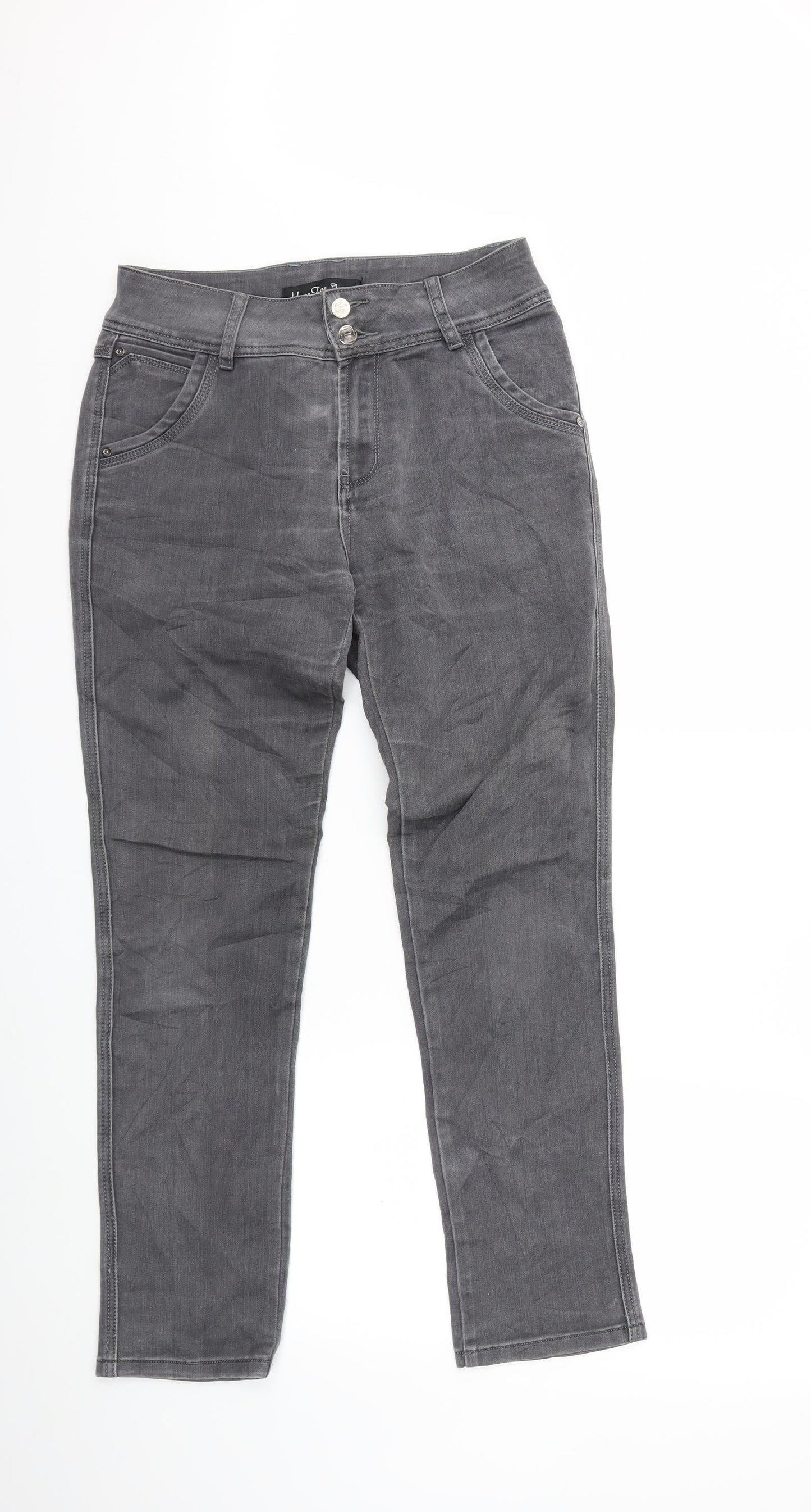 Womens UK Size 30 in Yazz Collection Regular Fit Skinny Grey Jeans
