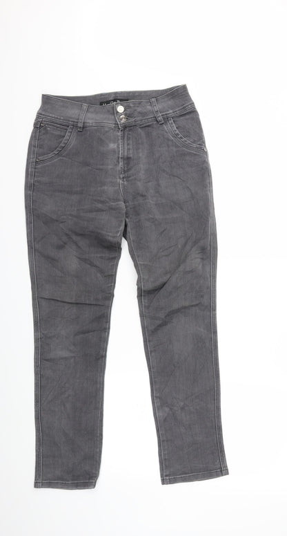 Womens UK Size 30 in Yazz Collection Regular Fit Skinny Grey Jeans