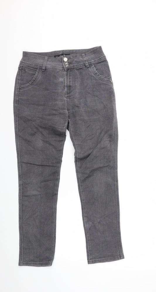Womens UK Size 30 in Yazz Collection Regular Fit Skinny Grey Jeans