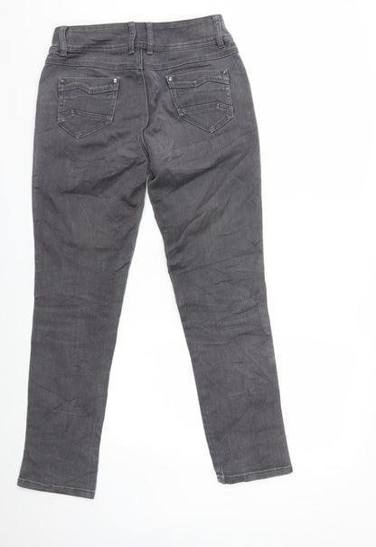 Womens UK Size 30 in Yazz Collection Regular Fit Skinny Grey Jeans