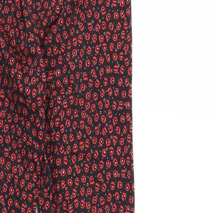 Womens UK Size 6 F&F Regular Fit  Red Trousers