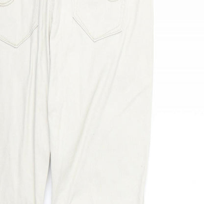 NEXT Womens Beige  Denim Skinny Jeans Size 14 L29 in