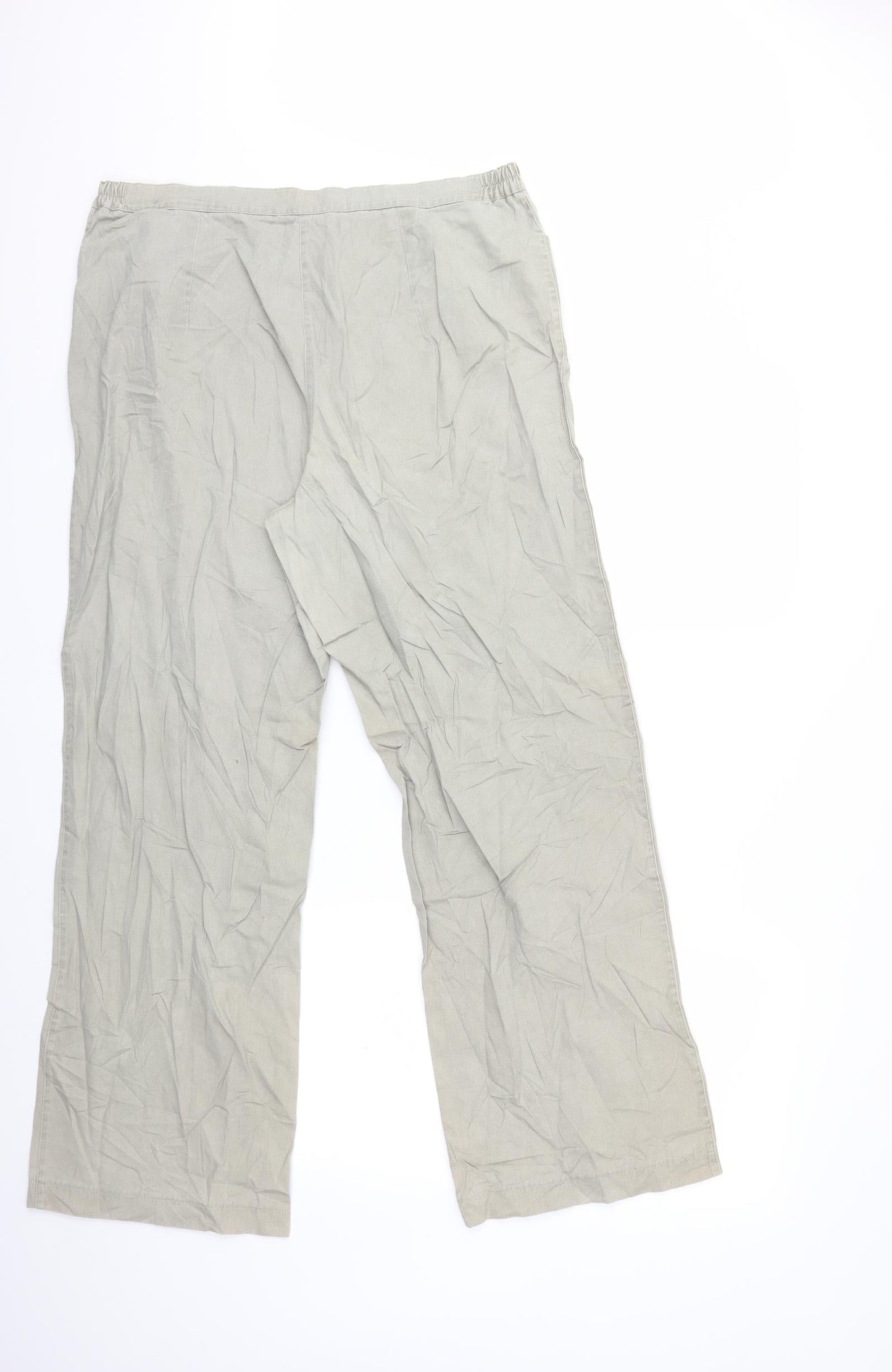 Womens UK Size 34 in Preworn Regular Fit  Grey Trousers