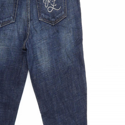 POLO Jeans company Womens Blue  Denim Skinny Jeans Size 30 in L26 in