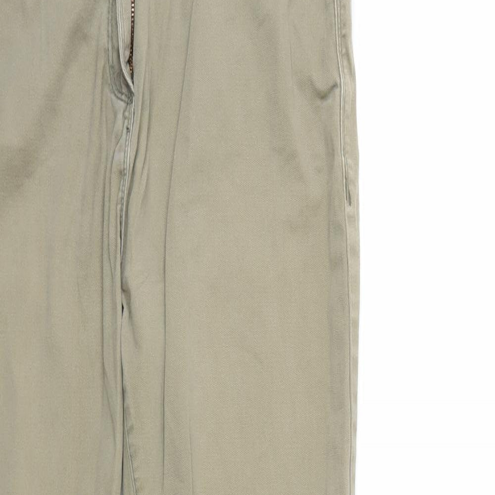 Womens UK Size 30 in Papaya Regular Fit Skinny Green Jeans