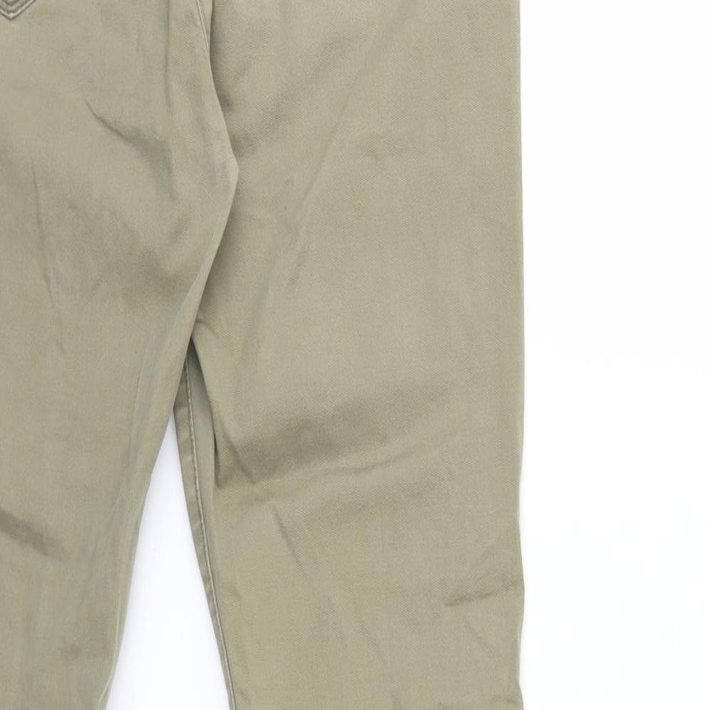Womens UK Size 30 in Papaya Regular Fit Skinny Green Jeans