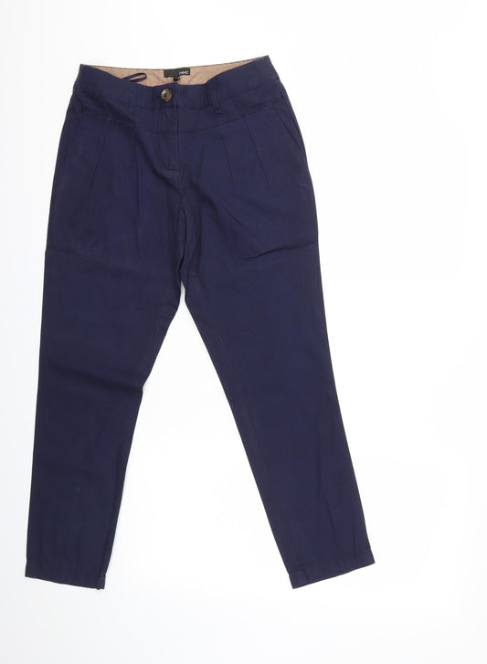 NEXT Womens Blue   Trousers  Size 8 L26 in