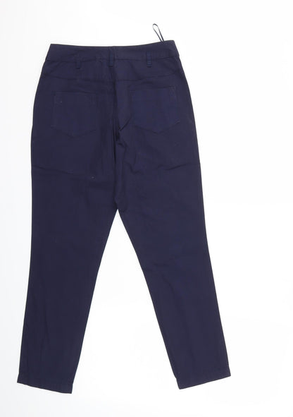 Womens UK Size 8 NEXT Regular Fit  Blue Trousers