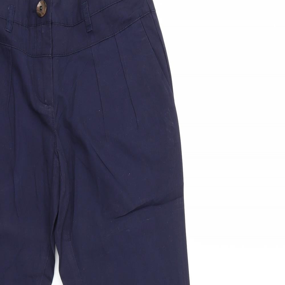 Womens UK Size 8 NEXT Regular Fit  Blue Trousers