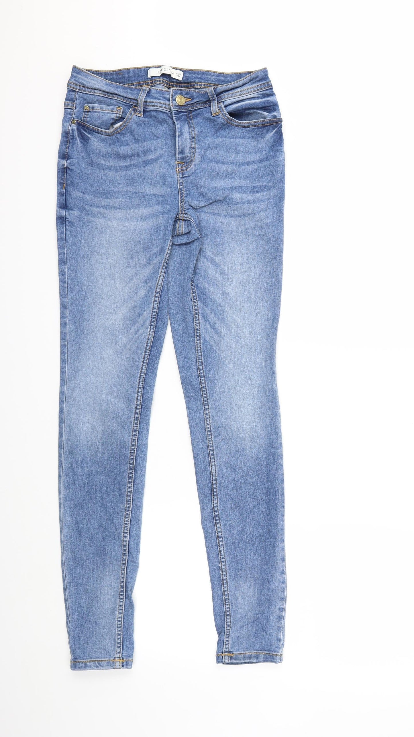 Womens UK Size 29 in JDY Denim Regular Fit Skinny Blue Jeans