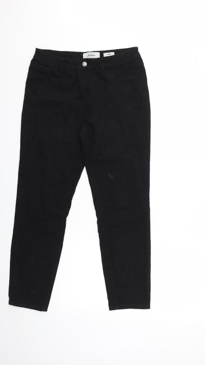 New Look Womens Black  Denim Skinny Jeans Size 10 L27 in