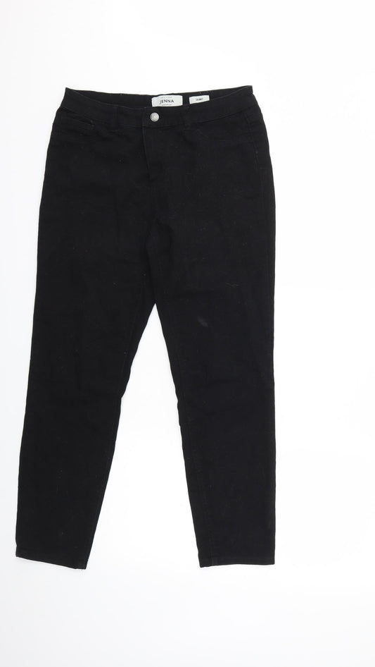 New Look Womens Black  Denim Skinny Jeans Size 10 L27 in