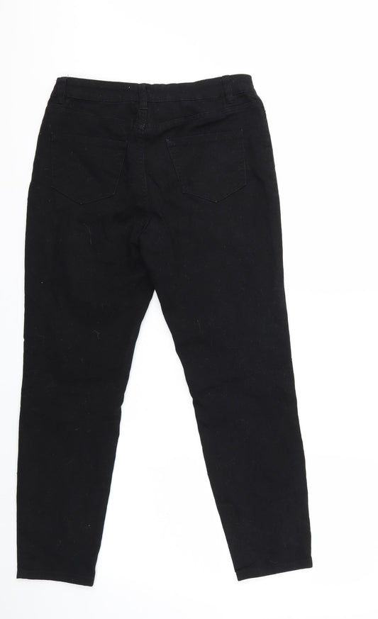 New Look Womens Black  Denim Skinny Jeans Size 10 L27 in