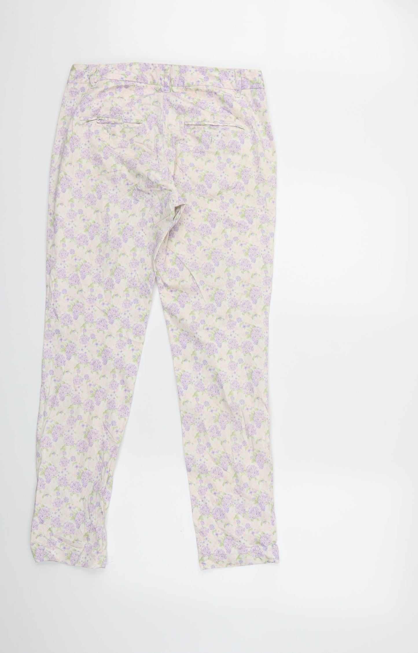 Womens UK Size 8 H&M Regular Fit  Purple Trousers