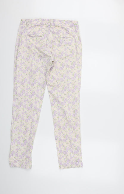 Womens UK Size 8 H&M Regular Fit  Purple Trousers