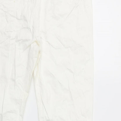 KappAhI Womens White   Trousers  Size 18 L27 in