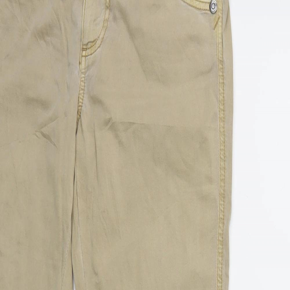 Womens UK Size 30 in Street One Regular Fit  Beige Trousers