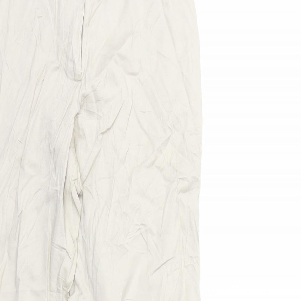 Womens UK Size 30 in Preworn Regular Fit  Beige Trousers