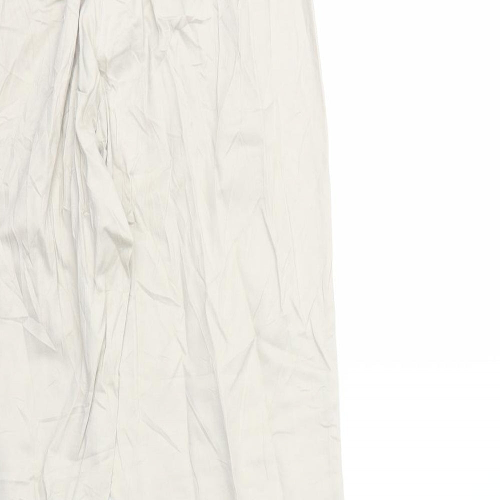 Womens UK Size 30 in Preworn Regular Fit  Beige Trousers