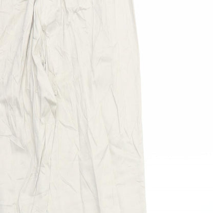 Womens UK Size 30 in Preworn Regular Fit  Beige Trousers