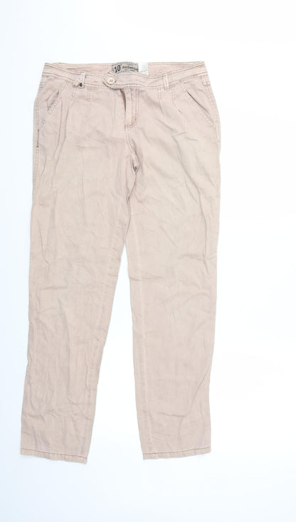 NEXT Womens Pink  Denim Skinny Jeans Size 12 L30 in