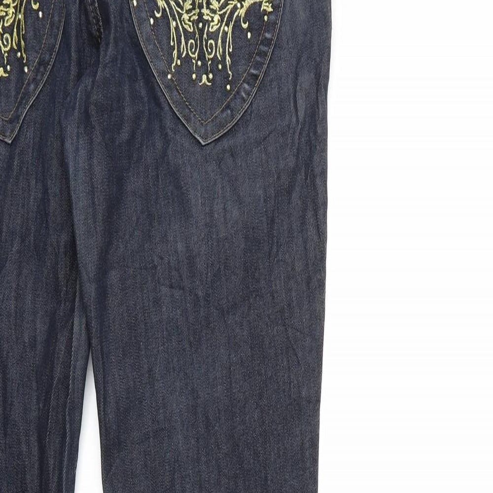 Womens UK Size 30 in VERO MODA Regular Fit Straight Blue Jeans