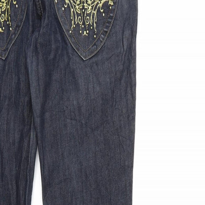 Womens UK Size 30 in VERO MODA Regular Fit Straight Blue Jeans