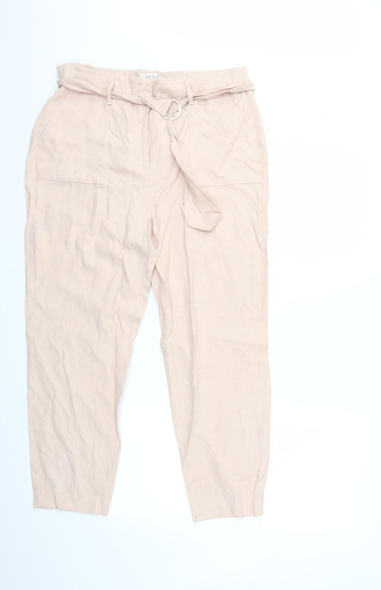 Per Una Womens Pink   Trousers  Size 16 L23 in