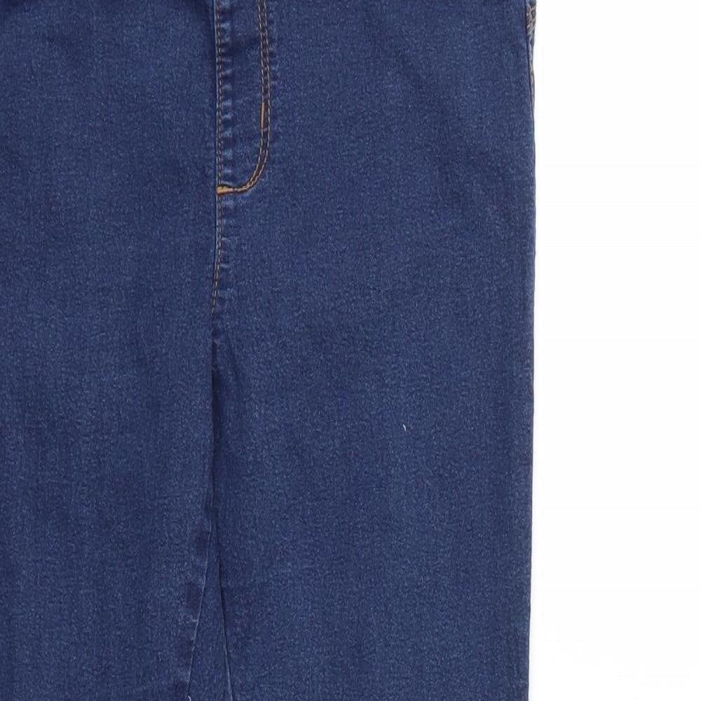 Denim & Co. Womens Blue  Denim Skinny Jeans Size 14 L25 in