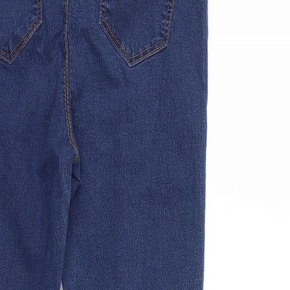 Denim & Co. Womens Blue  Denim Skinny Jeans Size 14 L25 in