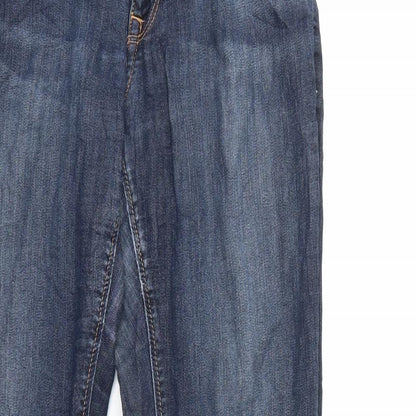 Mens UK Size 30 in Preworn Regular Fit Straight Blue Jeans