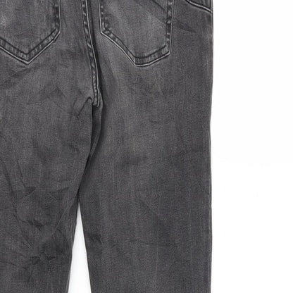 Womens UK Size 28 in Preworn Regular Fit Skinny Grey Jeans