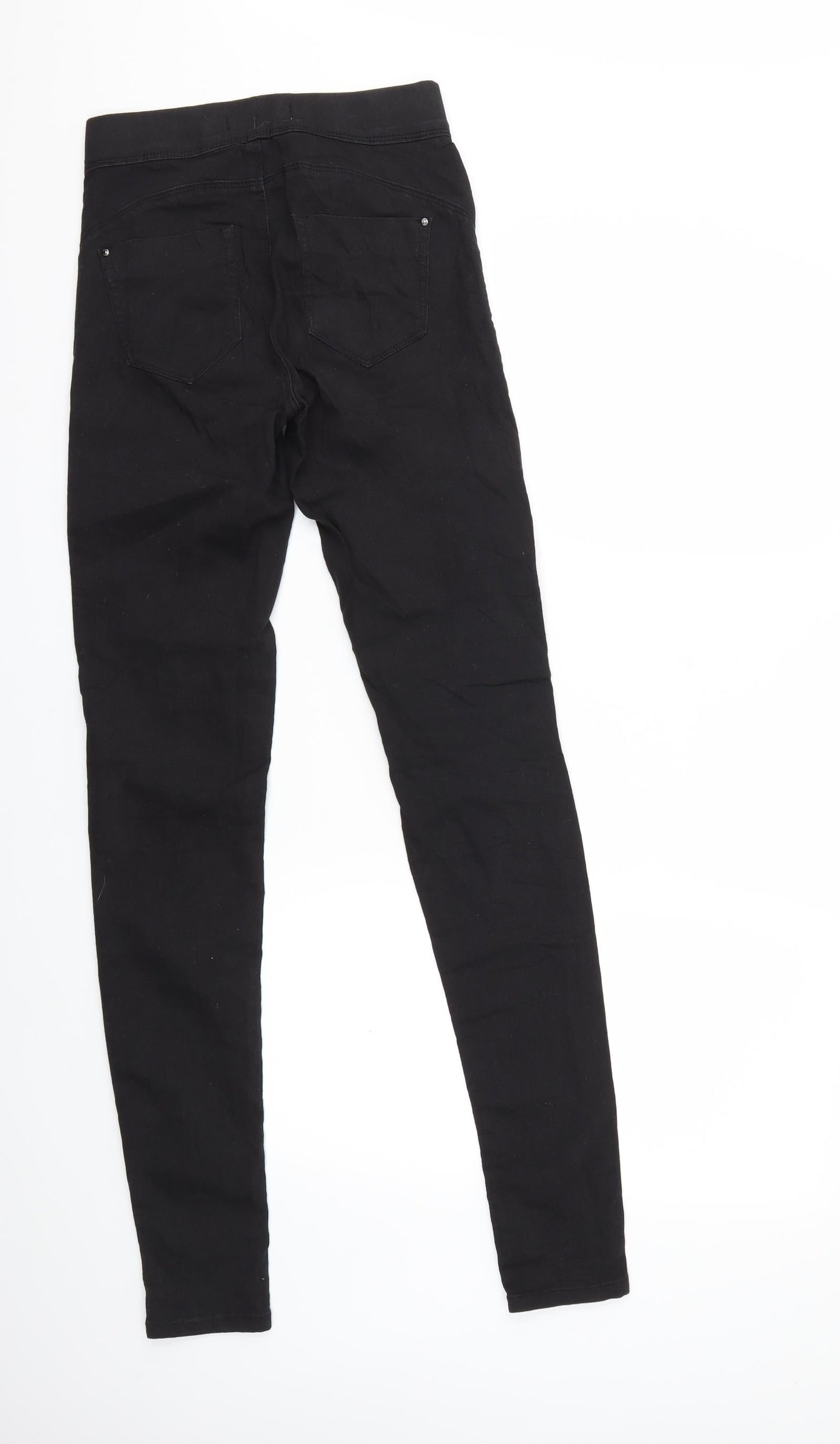 Denim & Co. Womens Black  Denim Skinny Jeans Size 6 L30 in